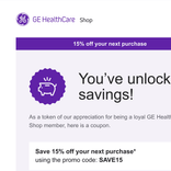 Ge HealthCare Marketing email template design